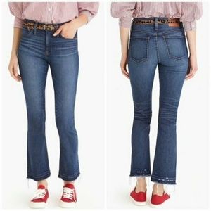 J crew Billie demi boot cut crop jean - 26T